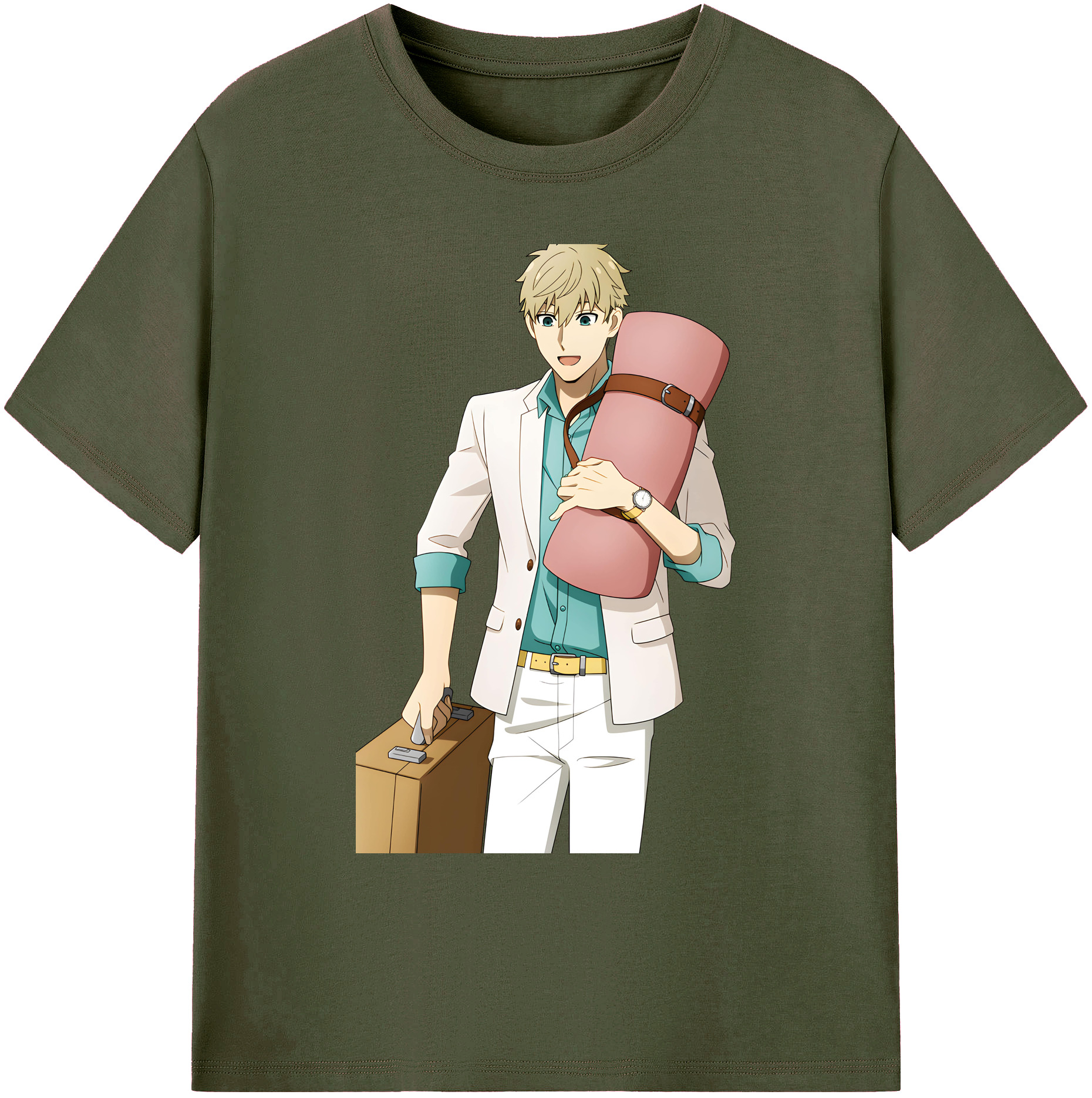 （画像用） SPY×FAMILY间谍家家酒 綿100％ メンズ半袖Tシャツ｜肌触りやわらか＆通気性
